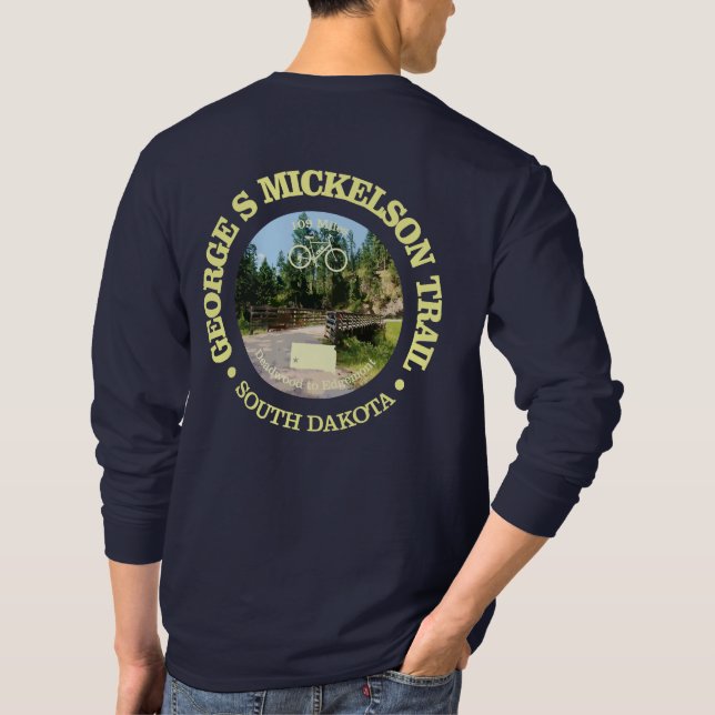 George S Mickelson Trail, South Dakota. T-Shirt (Rückseite)