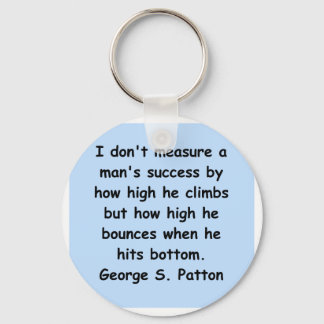 george s patton quote schlüsselanhänger