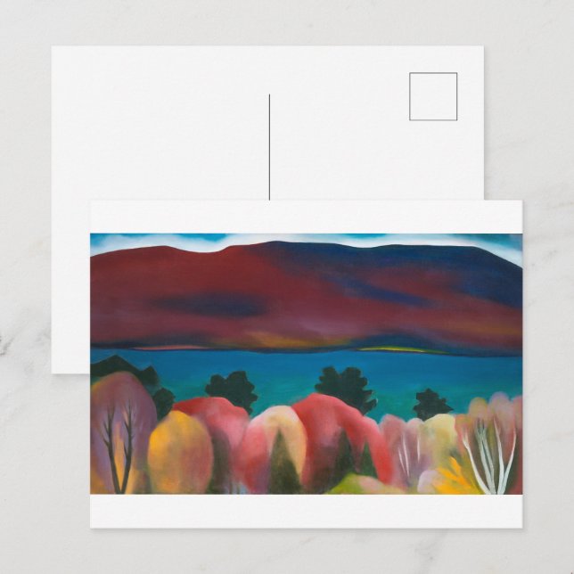 George-See, Herbst | Georgia O'Keeffe | Postkarte (Vorne/Hinten)