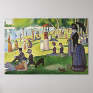 George Seurat Ein Sonntag auf La Grande Jatte Famo Poster