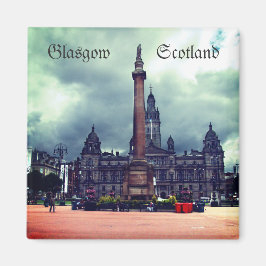 George Square, Glasgow, Schottland, Kühlschrankmag Magnet