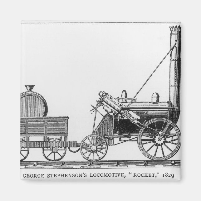 George Stephensons Lokomotive, 'Rocket', 1829 Magnet (Vorne)