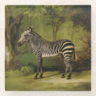 George Stubbs  A Zebra, 1763 (Öl auf Leinwand) Glasuntersetzer