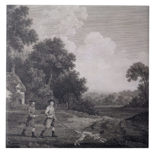George Stubbs |, das, die Platte 2, vorbei Fliese (Vorderseite)