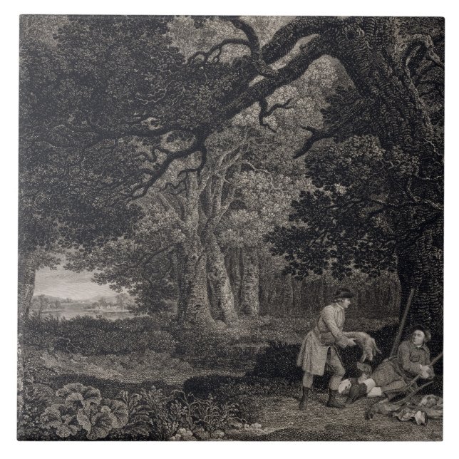 George Stubbs |, das, die Platte 4, vorbei Fliese (Vorderseite)
