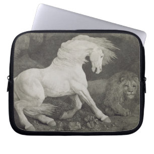 George Stubbs , das ein Pferd durch einen Löwe Laptopschutzhülle