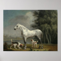 George Stubbs - Ein Apfelgrau-Jäger