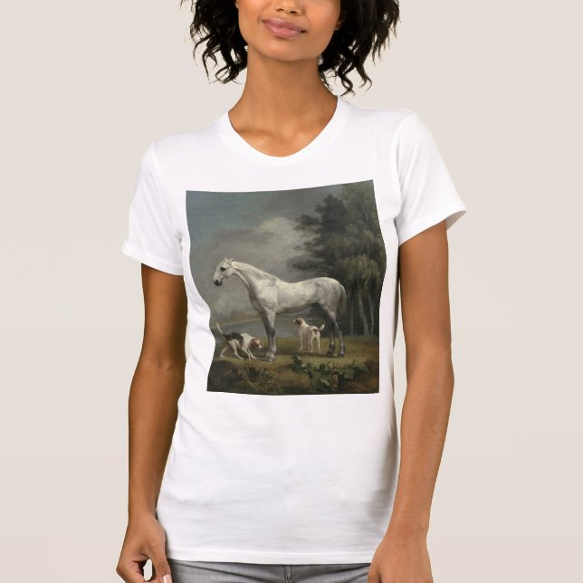 George Stubbs - ein Apfelgrauer Jäger T-Shirt (Vorderseite)