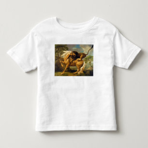 George Stubbs ein Löwe, der ein Pferd in Angrif Kleinkind T-shirt