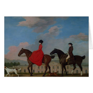 George Stubbs John and Sophia Musters riding at