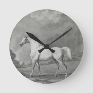 George Stubbs   Mambrino, engraved by George Townl Runde Wanduhr