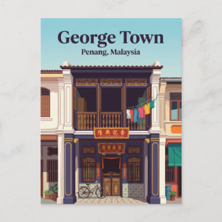 George Town Malaysia Postkarte