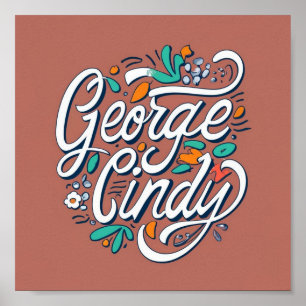 George und Cindy Poster