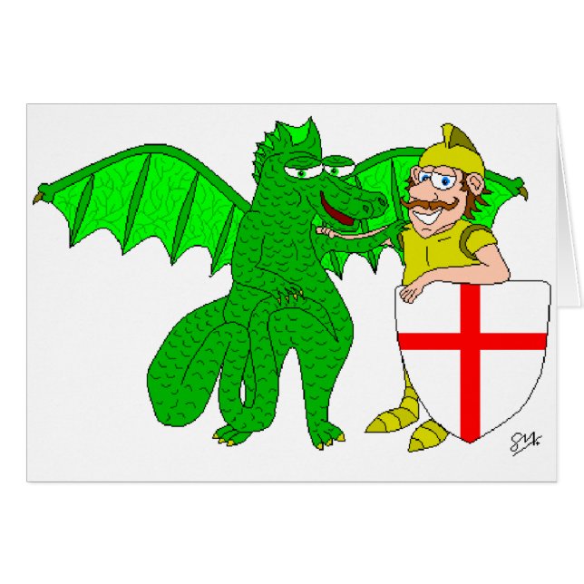 George und der Drache (Vorderseite (Horizontal))