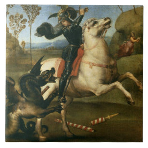 George und der Drache (von Raphael) Fliese