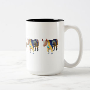 "George und seine Vorgesetzten " Zweifarbige Tasse