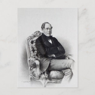 George Villiers, 4th Earl of Clarendon, 1856 Postkarte