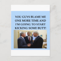 George w Busch anti obama Witz