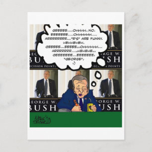 George W. Bush Book Signing Postkarte