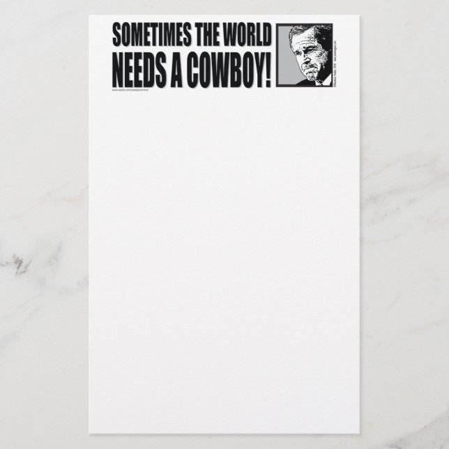 George W Bush Briefpapier (Vorderseite)