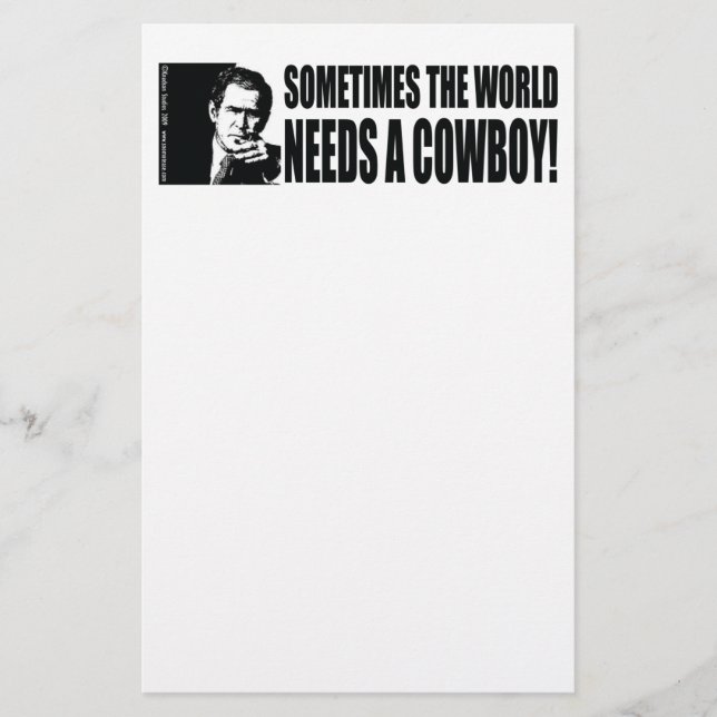 George W Bush Briefpapier (Vorderseite)