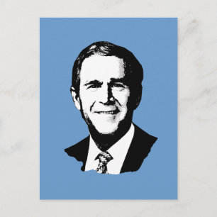 George W Bush Gear Postkarte