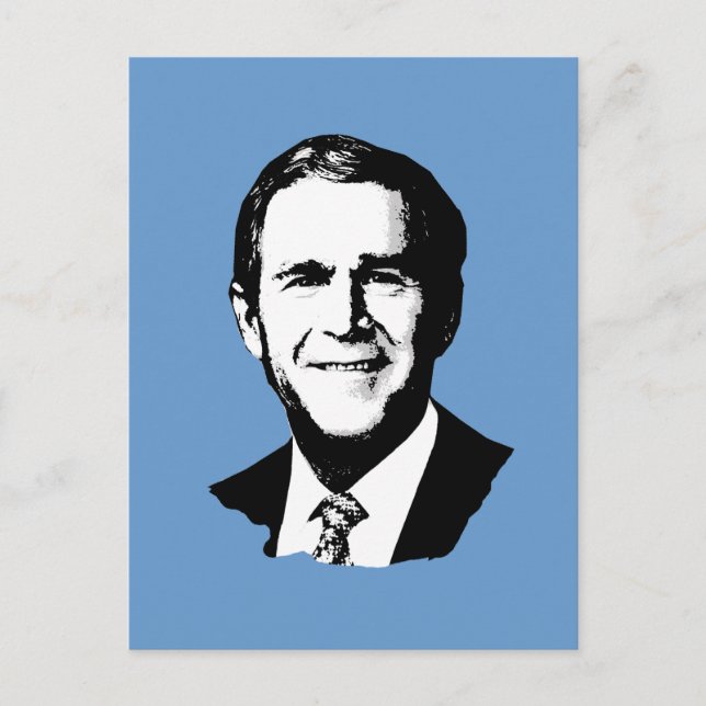 George W Bush Gear Postkarte (Vorderseite)
