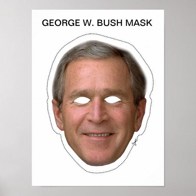 George W. Bush Mask Poster (Vorne)