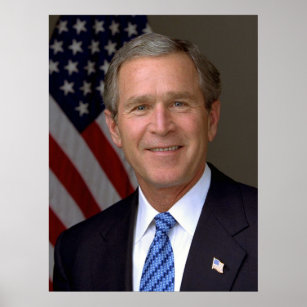 George W. Bush offizielles Portrait Poster