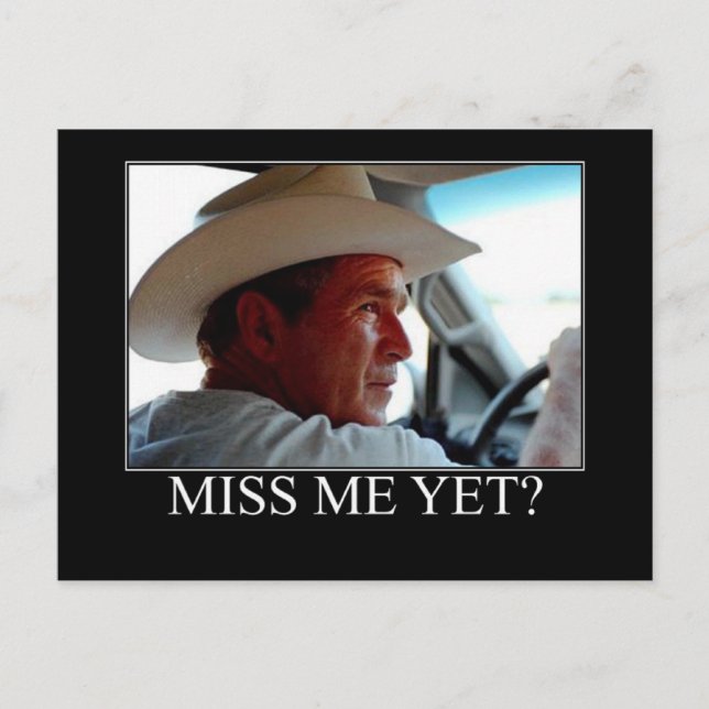 George W. Bush Postkarte (Vorderseite)