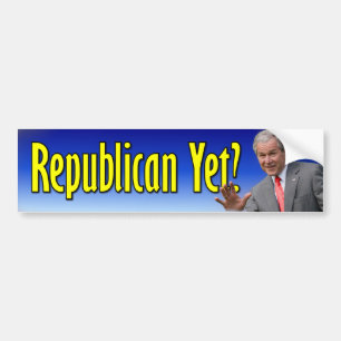 George W. Bush: Republikaner schon? Autoaufkleber