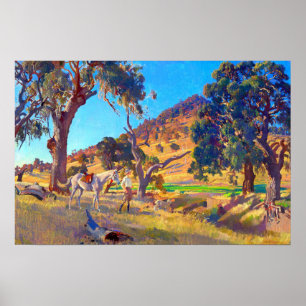 George W. Lambert 1923, die Tochter des Squatters Poster