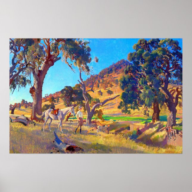 George W. Lambert 1923, die Tochter des Squatters Poster (Vorne)