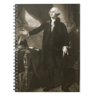 George Washington, 1. Präsident des vereinigten Notizblock