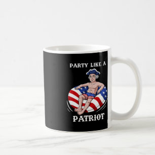 George Washington 4. Juli USA Patriot Fun Kaffeetasse