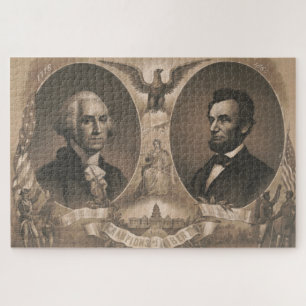 George Washington Abraham Lincoln Adler US Vintage