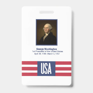 George Washington Abzeichen Ausweis