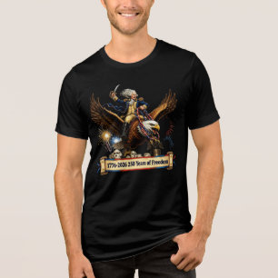 George Washington Adlerreiter 4. Juli Tri-Blend Shirt