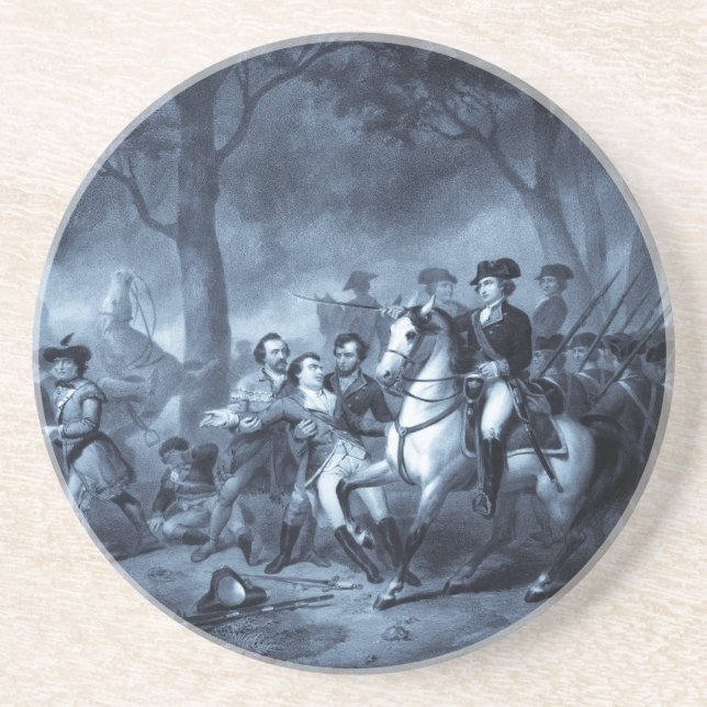 George Washington als Soldat-Untersetzer Getränkeuntersetzer (Vorne)
