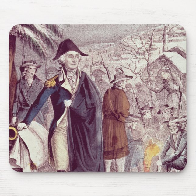 George Washington an der Tal-Schmiede Mousepad (Vorne)