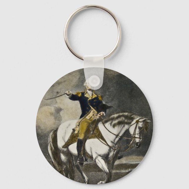 George Washington at Trenton Schlüsselanhänger (Vorderseite)