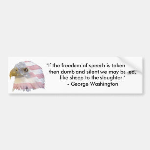 George Washington Autoaufkleber