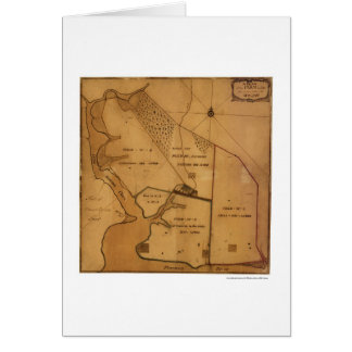 George Washington-Bauernhof-Plan-Karte - 1766