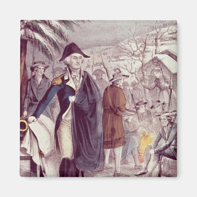 George Washington bei Valley Forge Magnet (Vorne)