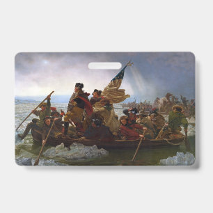 George Washington beim Überqueren des Delaware Riv Ausweis