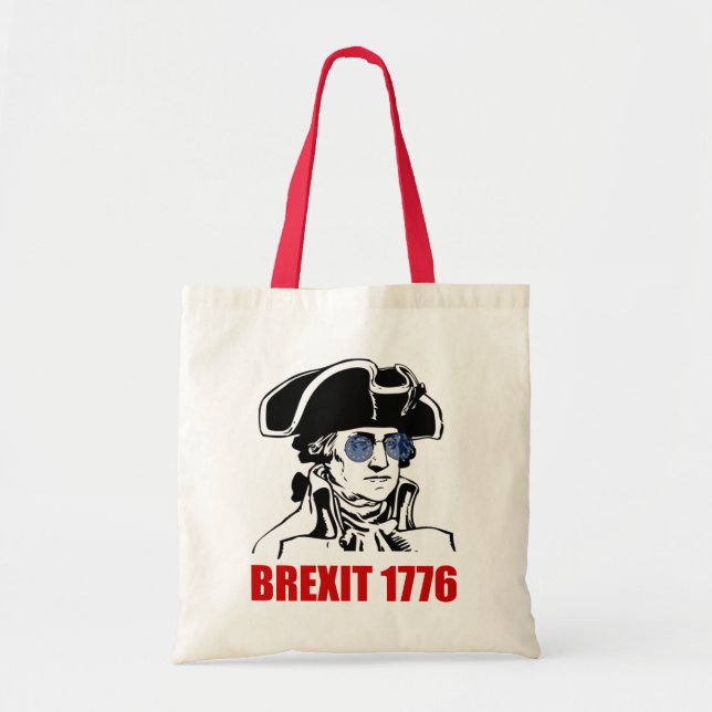 George Washington Brexit 1776 EU Flag Sonnenbrille Tragetasche (Vorne)