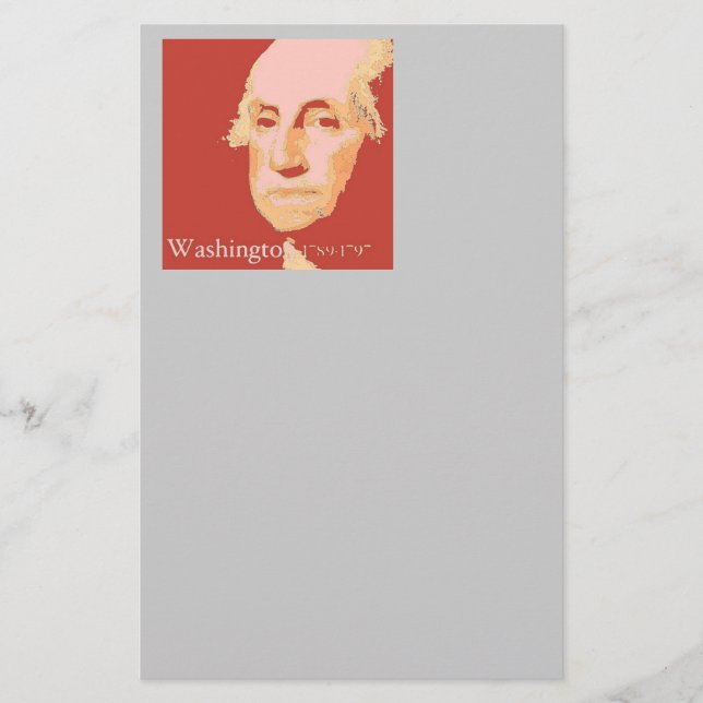 George Washington Briefpapier (Vorderseite)