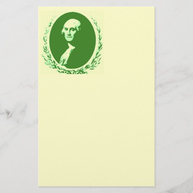 George Washington Briefpapier (Vorderseite)