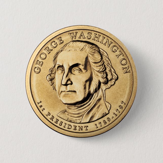 George Washington Button (Vorderseite)