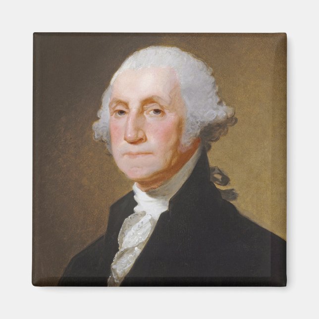 George Washington, c.1821 (Öl auf Leinwand) Magnet (Vorne)